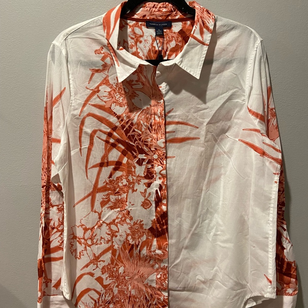 Tommy Hilfiger Button-Up Long Sleeves Business Casual Shirt VINTAGE